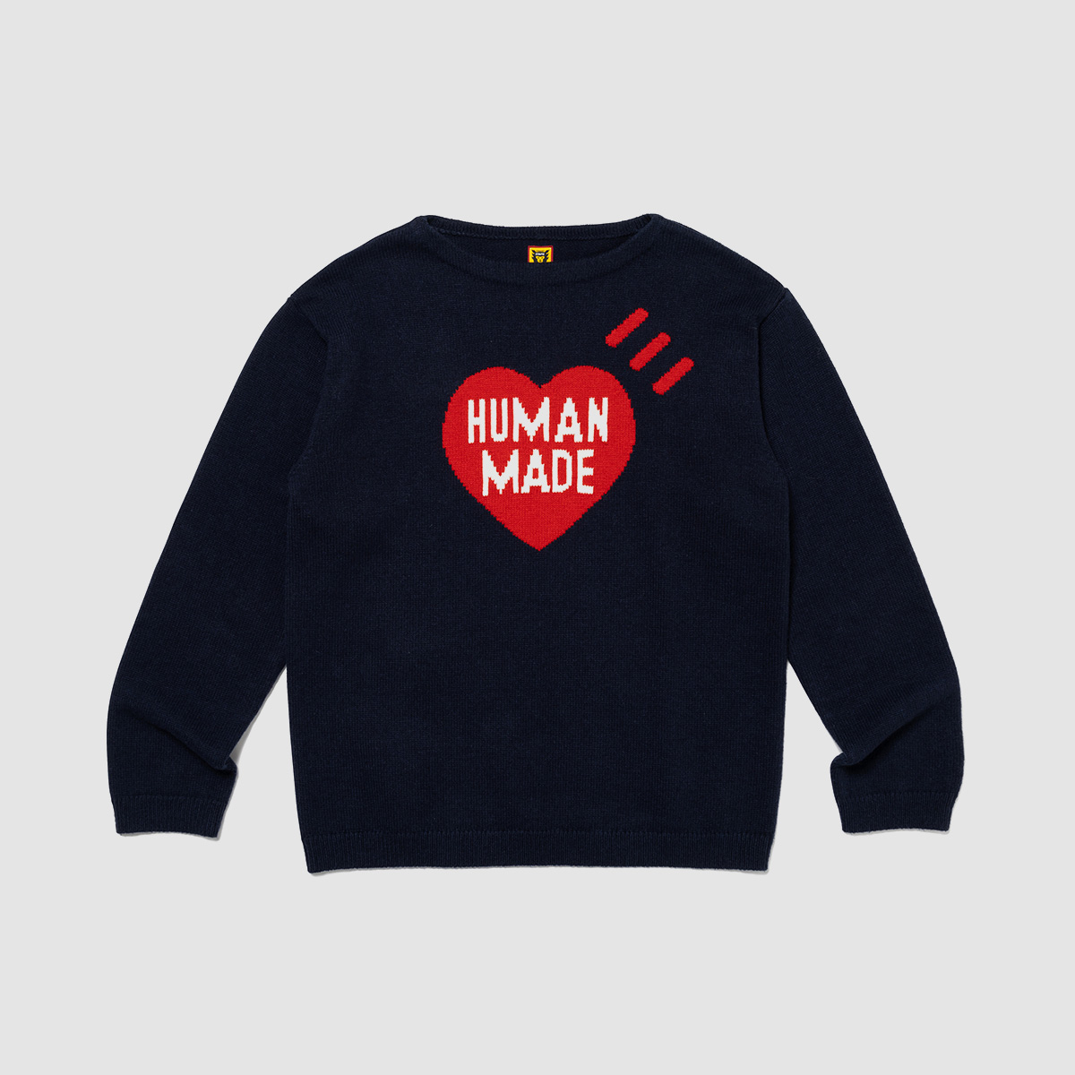INVINCIBLE - HEART KNIT SWEATER