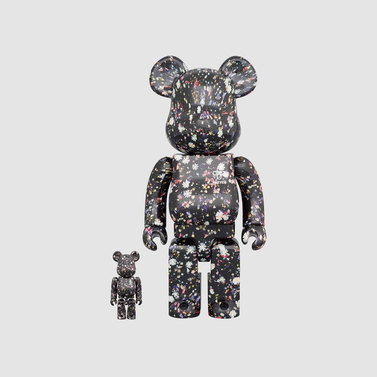 BE@RBRICK ANEVER BLACK 100％ & 400％-